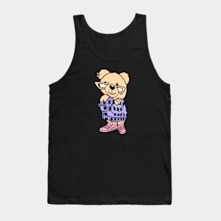 a funny bear Tank Top